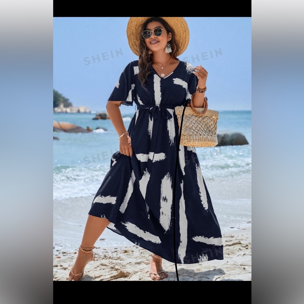 SHEIN midi dress